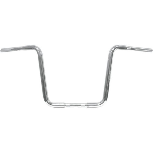 PartzBiz HD: 4411715-LA Choppers 10 ” Chrome 1-1/4 ” แฮนด์ Ape Hanger Harley Road King & Glide | แอลเอ-7310-10