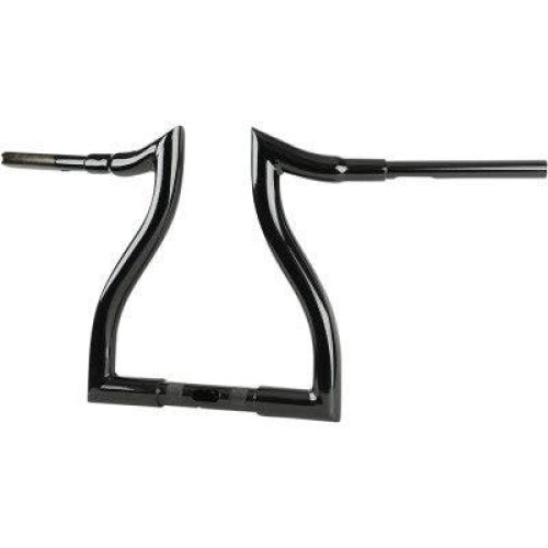 PartzBiz HD: 4411699-LA Choppers Black 12" Hammerhead Handlebar T-Bar Harley FLH/T 15-23 0601-5357 06015357 LA-7316-12B