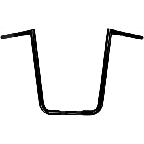 PartzBiz HD: 4411664-La Choppers Black 1-1/4" Big Twin Peaks 19" Handlebars Apes FLTR FLHR FXD ST XL | LA-7360-19B