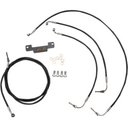 PartzBiz HD DS06620196 - ชุดสายเบรค LA Choppers Standard Mini Apes สีดำ ไม่มี ABS Harley M8 17-Up PartzBiz HD DS06620196 - ชุดสายเบรค LA Choppers Standard Mini Apes สีดำ ไม่มี ABS Harley M8 17-Up