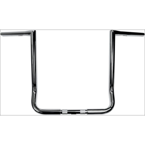 PartzBiz HD: 4411633-La Choppers Chrome 1 1/4" Twin Peaks Handlebars 16" Harley Batwing Fairing FLH/T | LA-7361-16