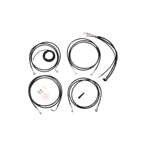 PartzBiz HD: 4411538-La Choppers ชุดสายไฟ Vnyl สีดำ 15 ” - 17 ” Kit Harley 14-15 FLHX ABS | LA-8052KT2-16B PartzBiz HD: 4411538-La Choppers ชุดสายไฟ Vnyl สีดำ 15 ” - 17 ” Kit Harley 14-15 FLHX ABS | LA-8052KT2-16B
