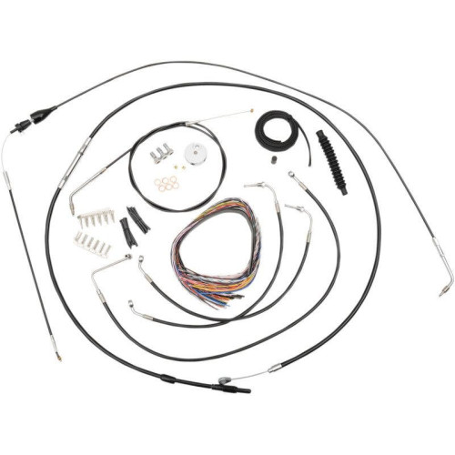 PartzBiz HD: 4411551-La Choppers ชุดสายไฟ Vnyl สีดำ 18 ”-20 ” Kit Harley 07 FLHT/ FLHX | LA-8005KT2B-19B PartzBiz HD: 4411551-La Choppers ชุดสายไฟ Vnyl สีดำ 18 ”-20 ” Kit Harley 07 FLHT/ FLHX | LA-8005KT2B-19B