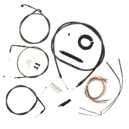PartzBiz HD: 4411430-La Choppers ชุดสายไฟ Midnight Cable Mini Ape Kit Harley 04-06 Sportster | LA-8310KT2-08M PartzBiz HD: 4411430-La Choppers ชุดสายไฟ Midnight Cable Mini Ape Kit Harley 04-06 Sportster | LA-8310KT2-08M