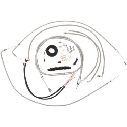 PartzBiz HD DS06101334 - สายสแตนเลส La Choppers 12 ”-14 ” Kit Harley 11-14 Softail ABS | LA-8150KT2-13