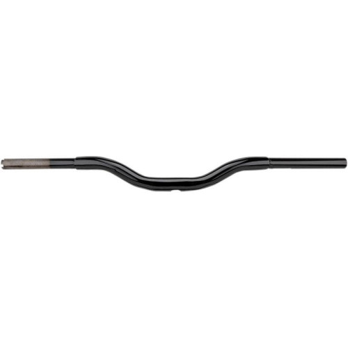 PartzBiz HD: 4411281-LA Choppers LA-7335-XXTB Black 1-1/4" Kage Fighter T-Bar Handlebars TBW Harley Davidson Throttle By Wire Straight Risers Stainless Steel Custom Chopper Bike Motorcycle Handle Bars