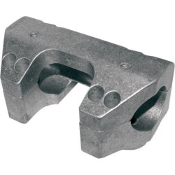 PartzBiz HD DS06020212 - LA Choppers LA-7420-00 Raw Handlebar Clamp Riser Set 1 1/4" 94-13 Road King FLHR 0602-0212 06020212 PartzBiz HD DS06020212 - LA Choppers LA-7420-00 Raw Handlebar Clamp Riser Set 1 1/4" 94-13 Road King FLHR 0602-0212 06020212