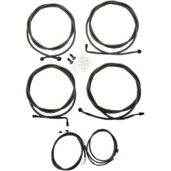 PartzBiz HD DS06620560 - LA Choppers Plug Play Cable Wire Kit 12-14 Ape Hanger ABS Midnight Harley Touring 17-Up