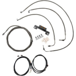 PartzBiz HD DS06620567 - LA Choppers Plug n Play Cable Wire Kit 12-14 Ape Hanger Harley Touring M8 17-Up