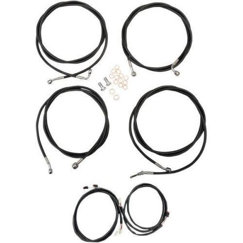 PartzBiz HD: 4411247-LA Choppers Plug Play Cable Wire Kit 15-17 Ape Hanger ABS Black Harley Touring 17-Up PartzBiz HD: 4411247-LA Choppers Plug Play Cable Wire Kit 15-17 Ape Hanger ABS Black Harley Touring 17-Up