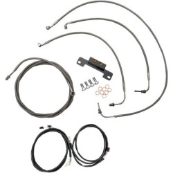 PartzBiz HD DS06620570 - LA Choppers Plug Play Cable Wire Kit 15-17 Ape Hanger No ABS Harley Touring 17-Up