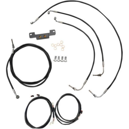 PartzBiz HD: 4411251-ชุดสายไฟ LA Choppers Plug Play 15-17 Apes ไม่มี ABS สีดำ Harley Touring 17-Up PartzBiz HD: 4411251-ชุดสายไฟ LA Choppers Plug Play 15-17 Apes ไม่มี ABS สีดำ Harley Touring 17-Up