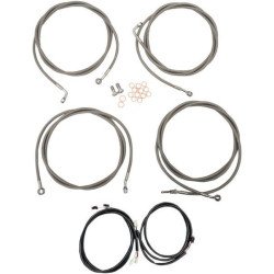 PartzBiz HD DS06620564 - LA Choppers Plug Play Cable Wire Kit 18-20 Ape Hanger ABS Harley Touring 17-Up