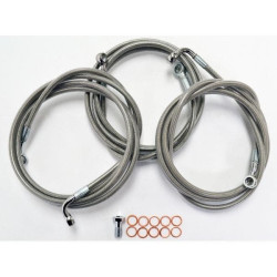 PartzBiz HD DS17413909 - ชุดสายเบรคสแตนเลส La Choppers สำหรับ Harley Touring รุ่น 14 - 18 ”-20 ” PartzBiz HD DS17413909 - ชุดสายเบรคสแตนเลส La Choppers สำหรับ Harley Touring รุ่น 14 - 18 ”-20 ”