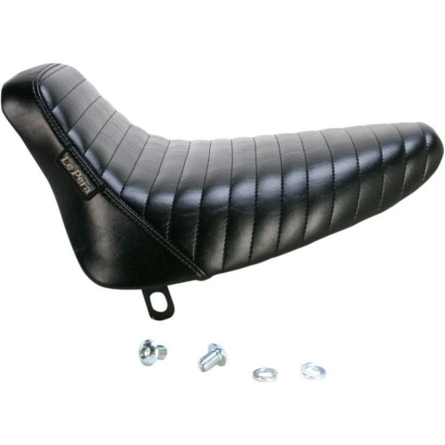 PartzBiz HD: 4411174-Le Pera LN-007DM Pleated Stitch Bare Bones Solo Seat 84-99 Softail FXST FLST | LN-007PT