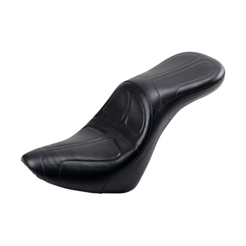 PartzBiz HD: 4411138-Le Pera Black Smooth Maverick Daddy ขายาว 2-Up Seat Harley M8 Softail 18-23 PartzBiz HD: 4411138-Le Pera Black Smooth Maverick Daddy ขายาว 2-Up Seat Harley M8 Softail 18-23