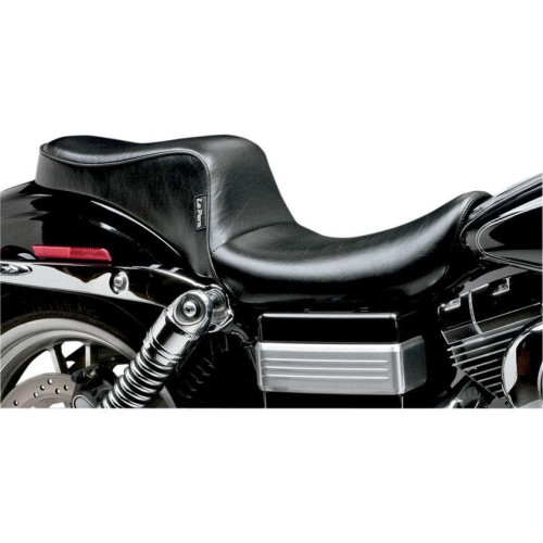 PartzBiz HD: 4411139-Le Pera Black Smooth Stitch Cherokee 2 Up Seat สำหรับรุ่น Harley Dyna 06-16 | แอลเค-021
