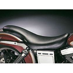PartzBiz HD LPLN-891 - Le Pera Black Smooth Stitch King Cobra Full Seat สำหรับ Harley Dyna 96-03 FXD | แอลเอ็น-891