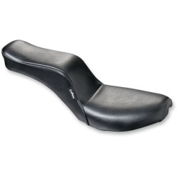 PartzBiz HD LPL-022 - Le Pera L-022 Smooth Black Cherokee 2 Up Custom Seat Harley Big Twin 64-84 | L-022