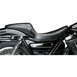 PartzBiz HD LPL-541S - Le Pera L-541S Smooth Black Daytona Sport เบาะยาว Harley FXR 82-00 | L-541S