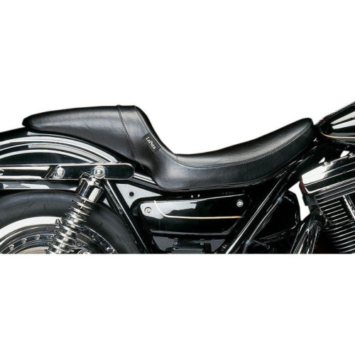 PartzBiz HD: 4411111-Le Pera L-541S Smooth Black Daytona Sport Full Length Seat Harley FXR 82-00 | L-541S