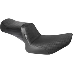 PartzBiz HD LPL-588BW - Le Pera L-588BW Tailwhip 2-Up Seat Double Diamond สีดำ Harley Sportster XL 10-19