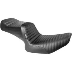 PartzBiz HD LPL-588PT - Le Pera L-588BW Tailwhip 2-Up Seat Double Diamond สีดำ Harley Sportster XL 10-19