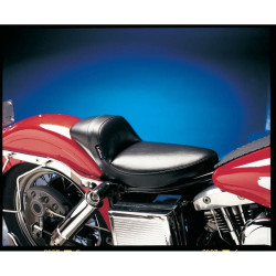 PartzBiz HD LPL-822 - Le Pera L-822 Smooth Black Daytona Sport Solo Seat Harley 64-84 Big Twin | L-822