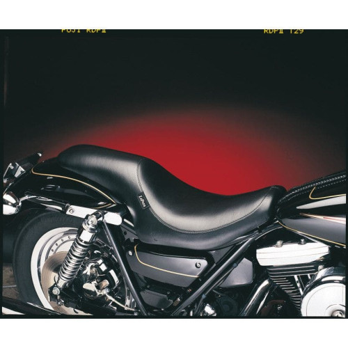 PartzBiz HD: 4411082-Le Pera L-868 Smooth Black Silhouette Full Seat Harley FXR 82-94 00-99 | L-868 PartzBiz HD: 4411082-Le Pera L-868 Smooth Black Silhouette Full Seat Harley FXR 82-94 00-99 | L-868