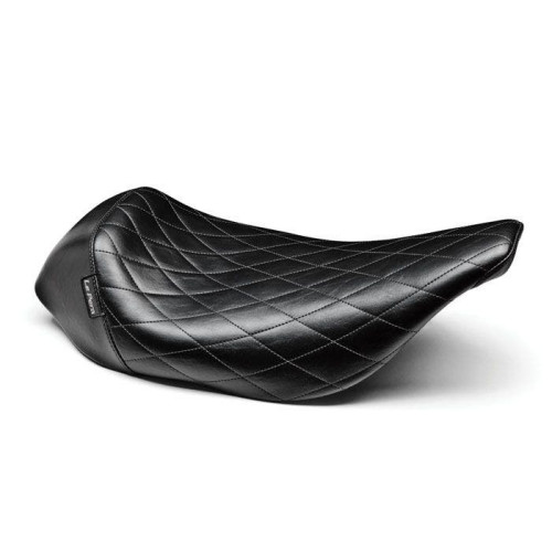 PartzBiz HD: 4411038-Le Pera LH-005DM Bare Bones Diamond Low Profile Solo ที่นั่ง Harley FLHT FLTR 02-07