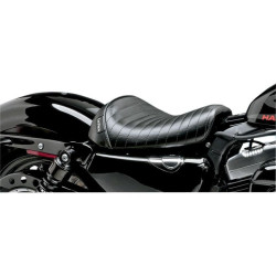 PartzBiz HD LPLK-006PT - Le Pera LK-006 PT Pleated Stitch Bare Bones Solo Driver Seat Harley XL1200X/V | LK-006PT