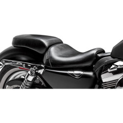 PartzBiz HD LPLK-006P - Le Pera LK-006P Smooth Bare Bones Black Pillion Pad Seat Harley XL1200X/V 10-17 | LK-006P