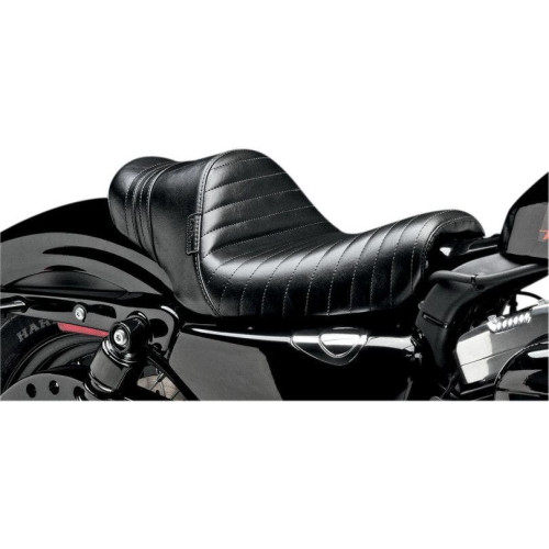 PartzBiz HD: 4411000-Le Pera Stubs Spoiler Seat W/Black Speed Stripes 4 Harley 04-06/10-22 XL Models | LK-416BLK PartzBiz HD: 4411000-Le Pera Stubs Spoiler Seat W/Black Speed Stripes 4 Harley 04-06/10-22 XL Models | LK-416BLK