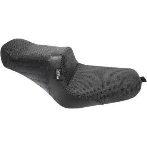 PartzBiz HD: 4410973-Le Pera Tailwhip Black Basket Weave Seat 4 Harley 10-22 XL Models | LK-586BW