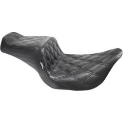 PartzBiz HD LPLK-587DD - Le Pera LK-587DD Tailwhip 2-Up Seat Double Diamond Black Harley Touring FL 08-23 PartzBiz HD LPLK-587DD - Le Pera LK-587DD Tailwhip 2-Up Seat Double Diamond Black Harley Touring FL 08-23