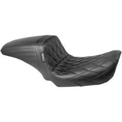 PartzBiz HD LPLK-591DLDM - Le Pera LK-591DLDM Black Diamond Stitch Kickflip 2-Up Seat Harley Davidson Dyna FXD FLD 06-17 Custom Upgrade Replacement Best New Saddle Bike Motorcycle PartzBiz HD LPLK-591DLDM - Le Pera LK-591DLDM Black Diamond Stitch Kickflip 2-Up Seat Harley Davidson Dyna FXD FLD 06-17 Custom Upgrade Replacement Best New Saddle Bike Motorcycle