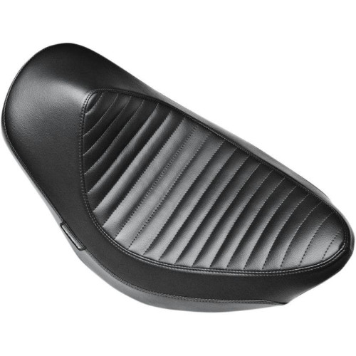 PartzBiz HD: 4410936-Le Pera LK-808PT Pleated Villain Solo Seat Harley Softail 06-10 FXST 07-17 FLSTF | LK-808PT