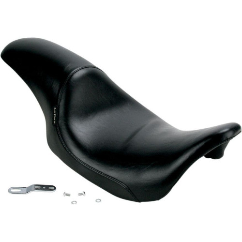 PartzBiz HD: 4410907-Le Pera Silhouette Smooth Full Length Seat for Harley Touring 08-15 FLH/T  | Le Pera