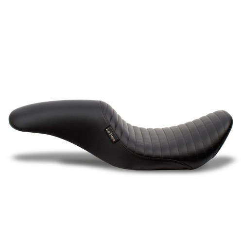 PartzBiz HD: 4410908-Le Pera Silhouette Pleated Seat for Arlen Ness Winged Stretched Gas Tank 19-852