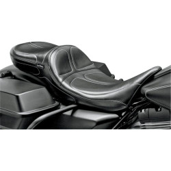 PartzBiz HD LPLK-957DL - Le Pera Maverick Daddy ขายาว 2-Up เย็บเบาะสำหรับ Harley Touring 08-15 | เลอ เปอร่า