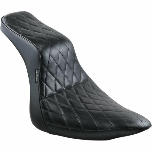 PartzBiz HD: 4410830-Le Pera LY-020DM Black Diamond Stitched Cherokee 2-UP Seat 18-23 Harley Davidson Softail Street Bob Slim FXBB FLSL Custom Classic Upgrade เปลี่ยนรถจักรยานยนต์จักรยานอานผู้โดยสาร 0802-1161 08021161