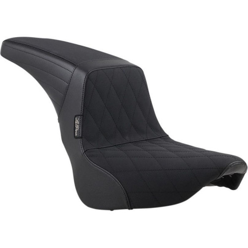PartzBiz HD: 4410836-Le Pera LY-590DMGP Black Diamond เทปพันมือจับ Kickflip 2-UP Seat 18-19 Harley Davidson Softail Street Bob Slim FXBB FLSL Custom Classic Upgrade เปลี่ยนรถจักรยานยนต์จักรยานอานผู้โดยสาร 0802-1156 08021156