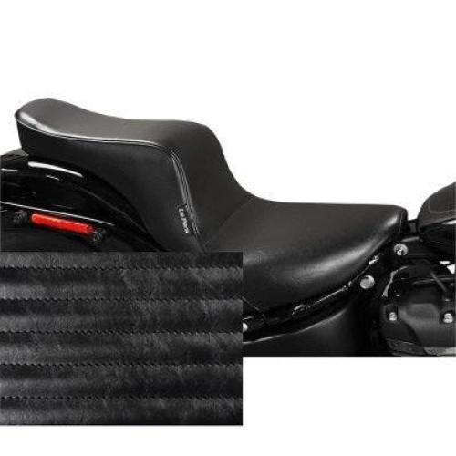 PartzBiz HD: 4410800-Le Pera LYB-020PT Black Cherokee 2-Up Seat Pleated Harley Softail M8 18-20 0802-1313 08021313 milwaukee eight fat boy bob breakout