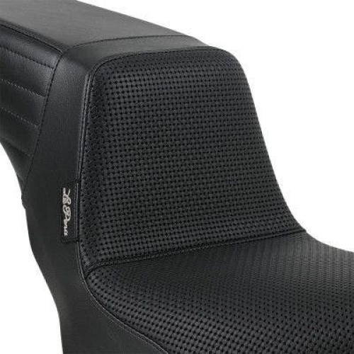 PartzBiz HD: 4410801-Le Pera LYB-590BW Black Kickflip 2-Up Seat Basket Weave Harley FXBR FLFB 18-20 0802-1318 08021318 milwaukee eight fat boy bob breakout