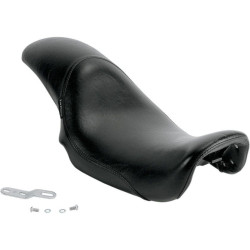 PartzBiz HD LPLK-861 - Le Pera สีดำเต็มความยาวเรียบ Low Profile Silhouette Seat Harley Dyna 06-16 | แอลเค-861