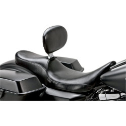 PartzBiz HD LPLK-847BR - Le Pera Silhouette Smooth 2-Up เบาะยาวพร้อมพนักพิง Harley Touring 08-15 | เลอ เปอร่า