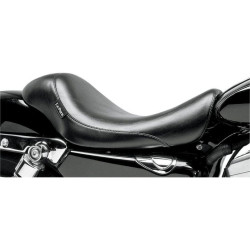 PartzBiz HD LPLCK-856 - Le Pera Silhouette Smooth Solo Seat 4 Harley 07-09 XL W/ถัง 4.5 แกลลอน | แอลซีเค-856