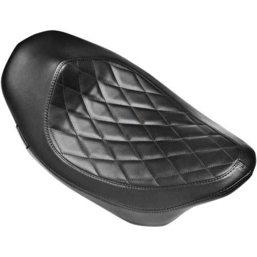 PartzBiz HD: 4410719-Le Pera Villain Diamond Black Stitch Solo สำหรับ Harley Touring FLH/T 08-15 | เลอ เปอร่า
