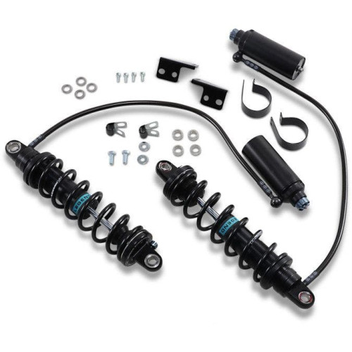 PartzBiz HD: 4410606-Legend Suspension Revo-ARC 13" Remote Reservoir Heavy Shocks 99-08 Harley FLH/T | 1310-1879 PartzBiz HD: 4410606-Legend Suspension Revo-ARC 13" Remote Reservoir Heavy Shocks 99-08 Harley FLH/T | 1310-1879