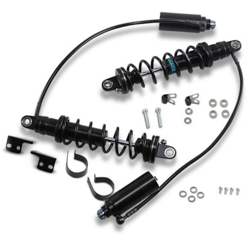 PartzBiz HD: 4410573-Legend Suspension Revo-ARC 14" Remote Reservoir Heavy Shocks 14-20 Harley FLH/T | 1310-1889